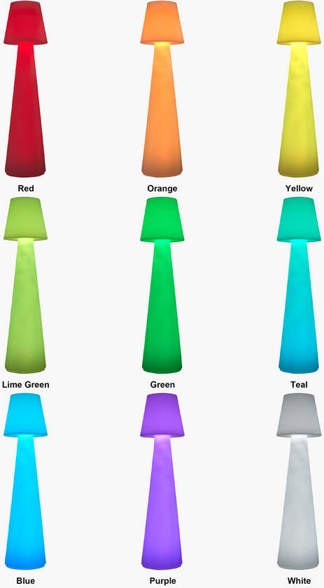 Icy Traditional White Floor Lamp