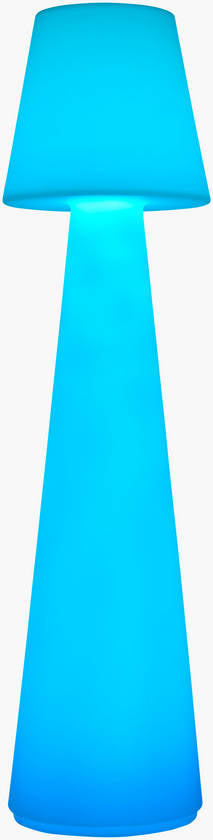 Icy Traditional White Floor Lamp