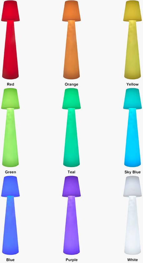 Marshell Traditional White Floor Lamp