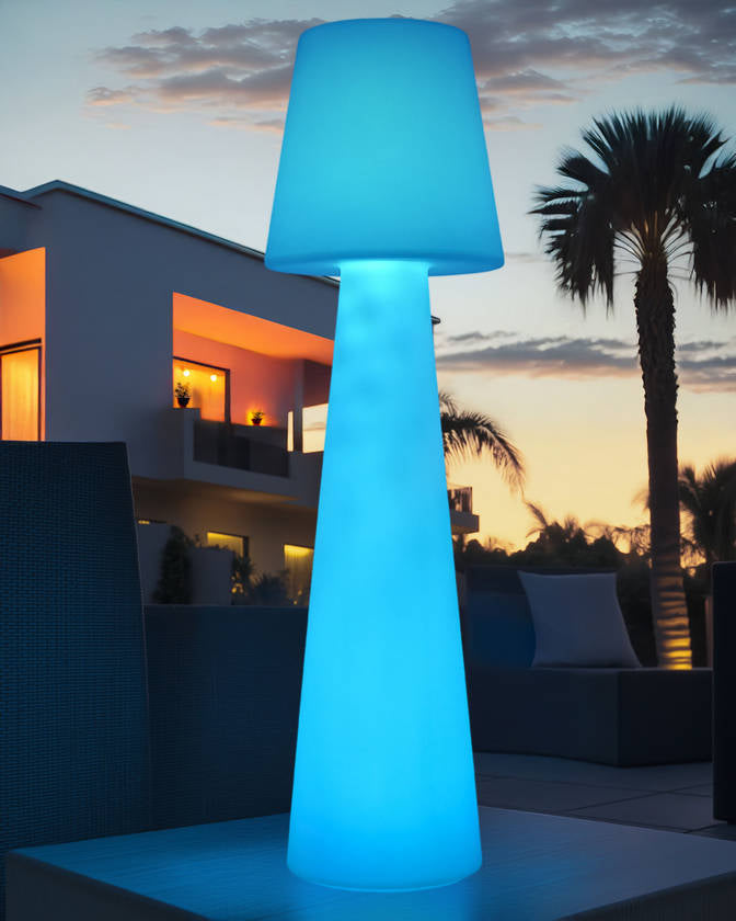 Marshell Traditional White Floor Lamp