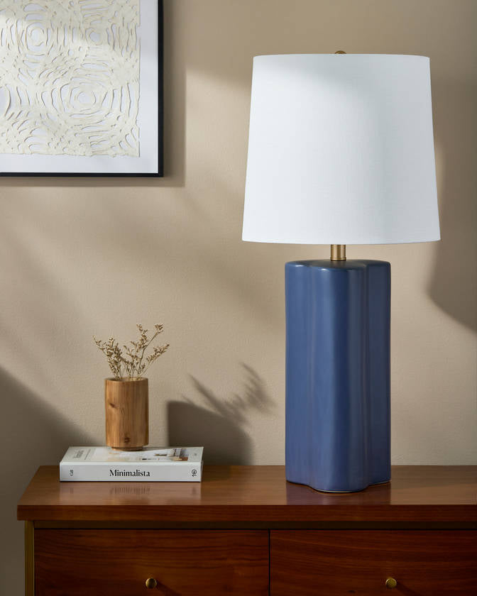 Breena Modern Blue Table Lamp