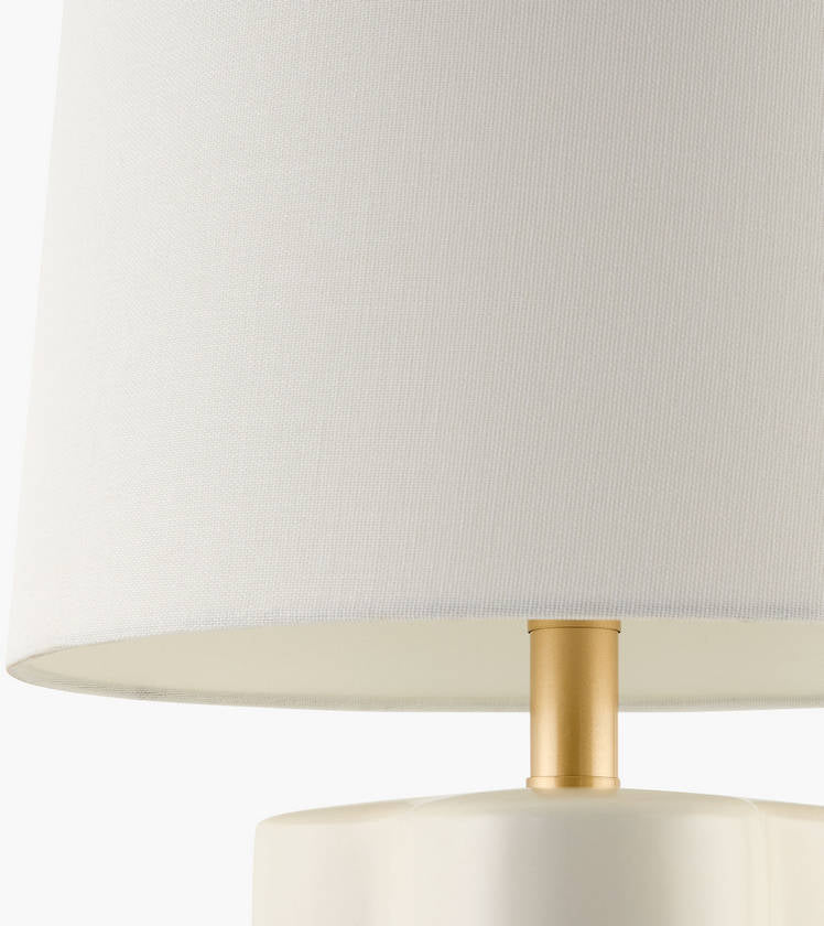 Breena Modern White Table Lamp