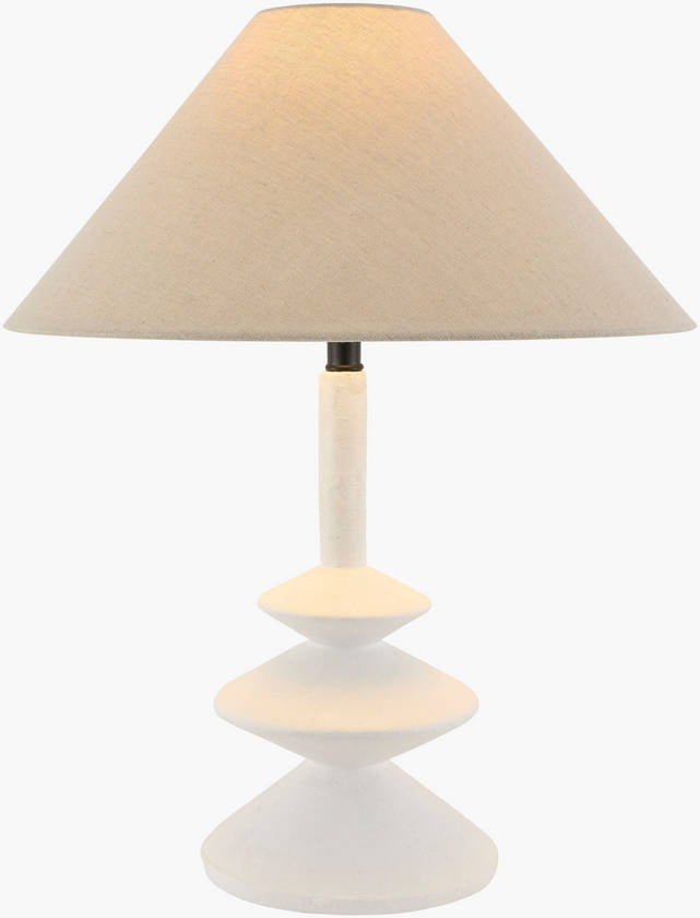 Cecille Global White Table Lamp