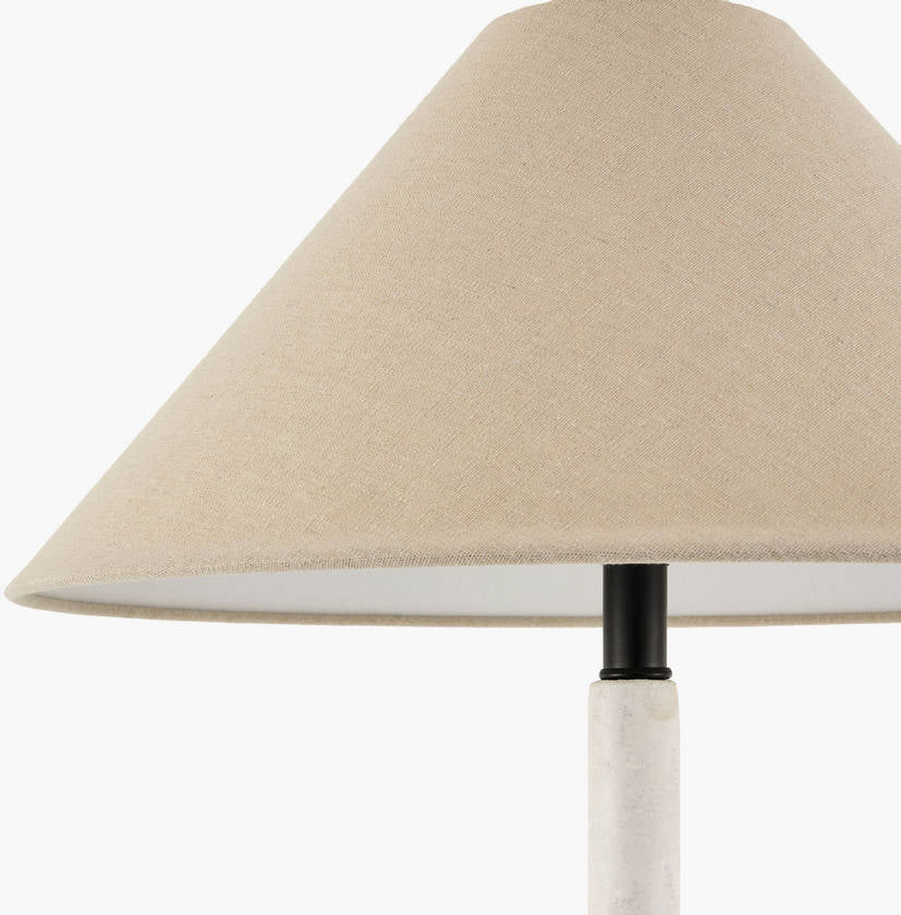 Cecille Global White Table Lamp