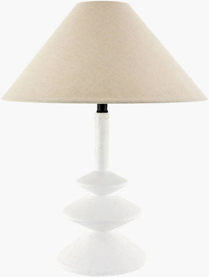Cecille Global White Table Lamp