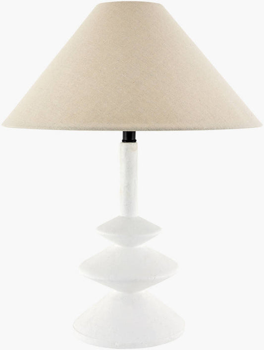 Cecille Global White Table Lamp