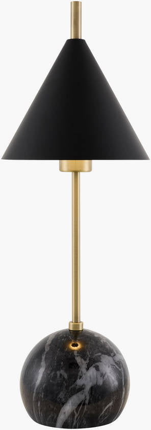 Rosy Rustic Black Table Lamp