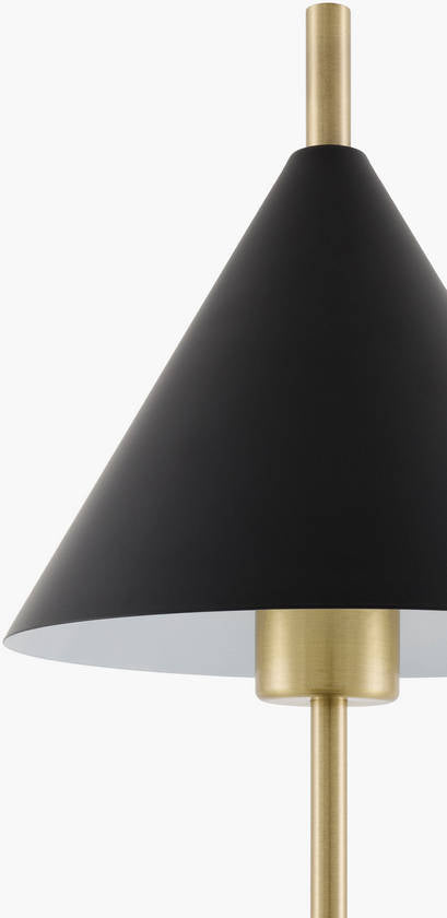 Rosy Rustic Black Table Lamp