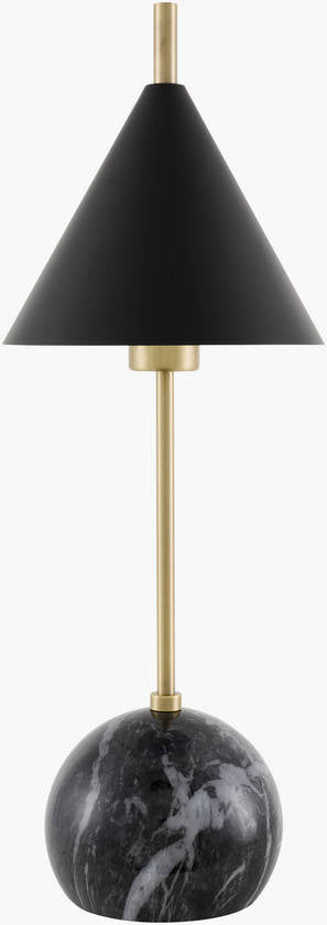 Rosy Rustic Black Table Lamp