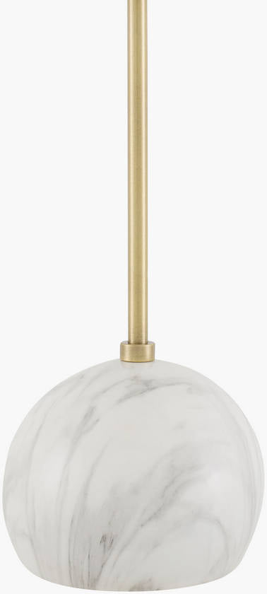 Rosy Rustic White Table Lamp