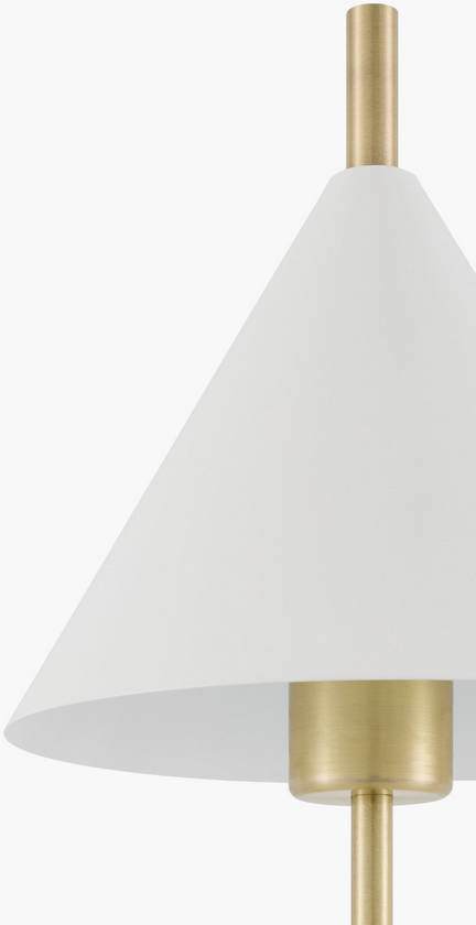 Rosy Rustic White Table Lamp