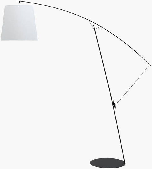 Keiana Modern Black Floor Lamp
