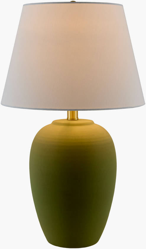 Rayfield Traditional Green Table Lamp