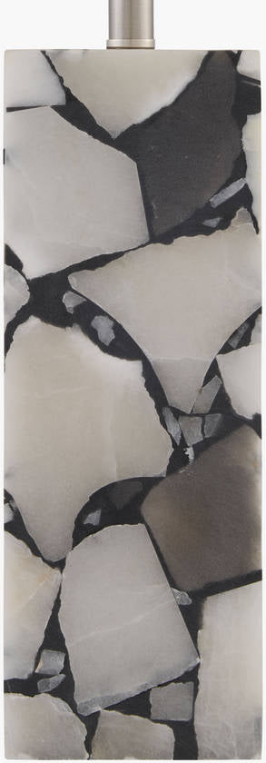 Basya Traditional Light Gray Table Lamp