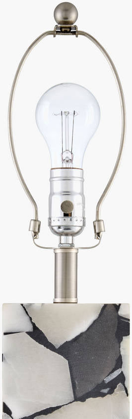 Basya Traditional Light Gray Table Lamp