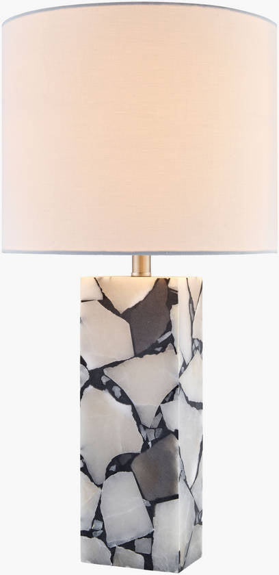 Basya Traditional Light Gray Table Lamp