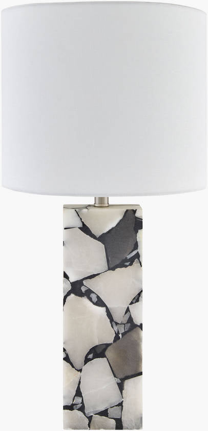 Basya Traditional Light Gray Table Lamp
