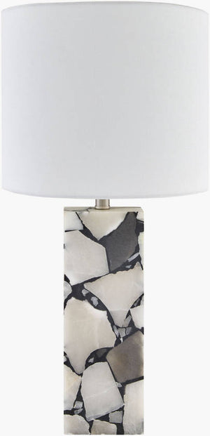 Basya Traditional Light Gray Table Lamp