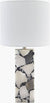 Basya Traditional Light Gray Table Lamp