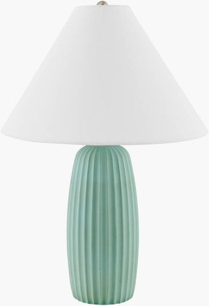 Danita Rustic Green Table Lamp
