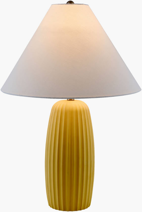 Danita Rustic Yellow Table Lamp
