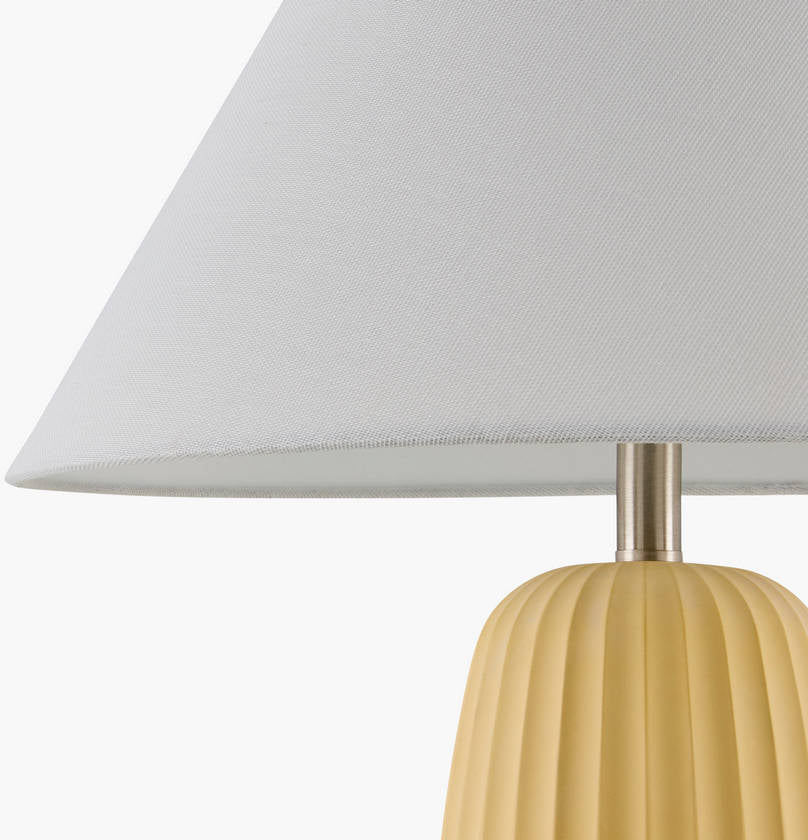 Danita Rustic Yellow Table Lamp