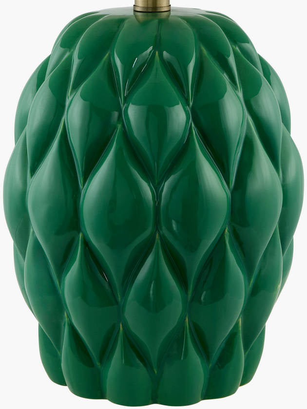 Aliza Cottage Green Table Lamp