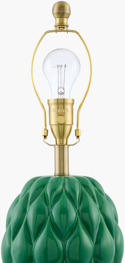 Aliza Cottage Green Table Lamp