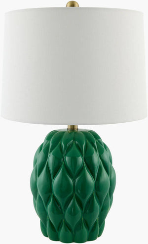 Aliza Cottage Green Table Lamp