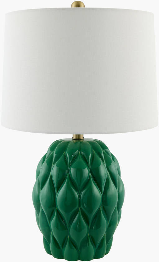 Aliza Cottage Green Table Lamp