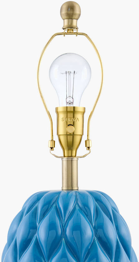 Aliza Cottage Dark Blue Table Lamp