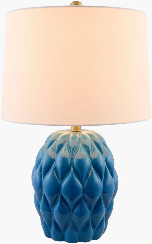 Aliza Cottage Dark Blue Table Lamp