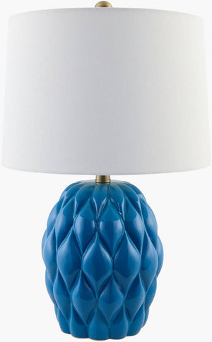Aliza Cottage Dark Blue Table Lamp