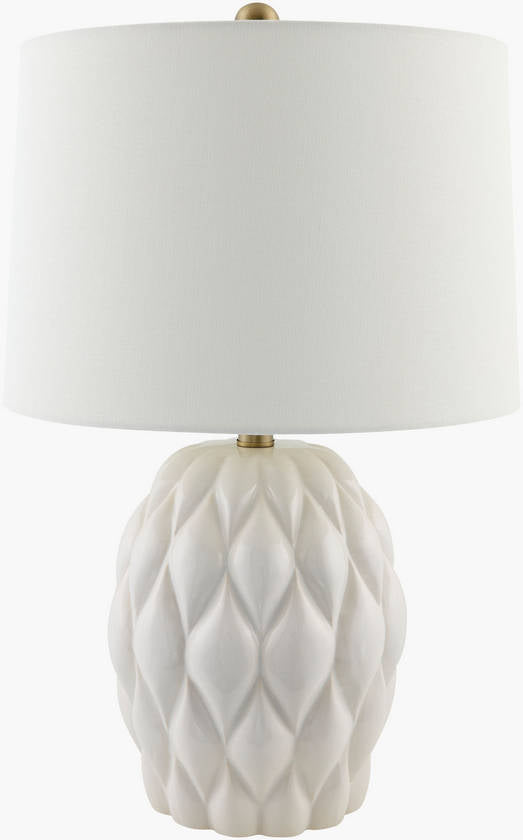 Aliza Cottage White Table Lamp