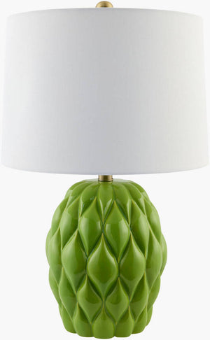 Aliza Cottage Grass Green Table Lamp