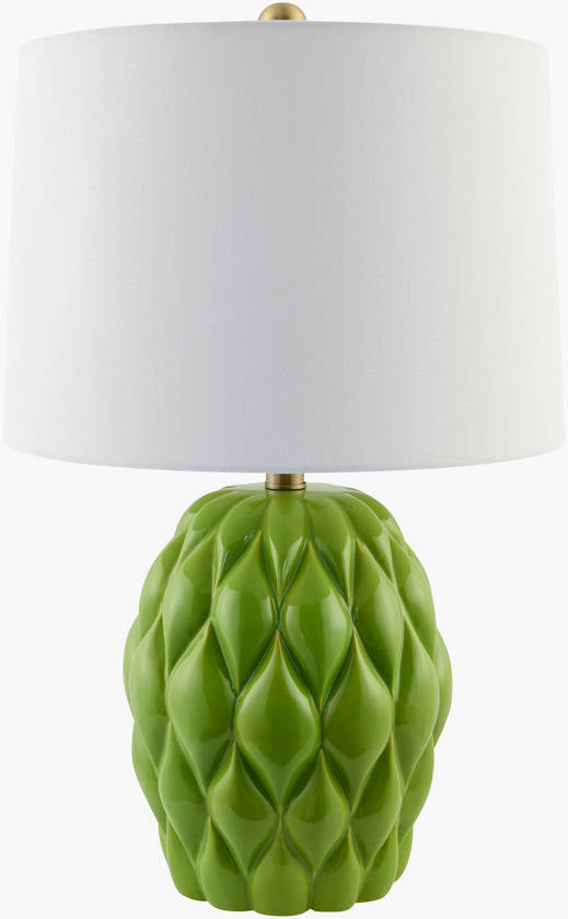 Aliza Cottage Grass Green Table Lamp