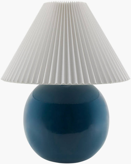 Saundra Traditional Blue Table Lamp
