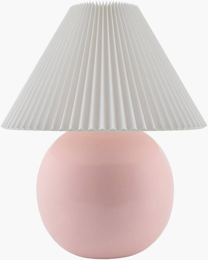 Saundra Traditional Pink Table Lamp
