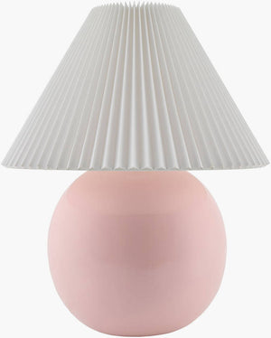 Saundra Traditional Pink Table Lamp