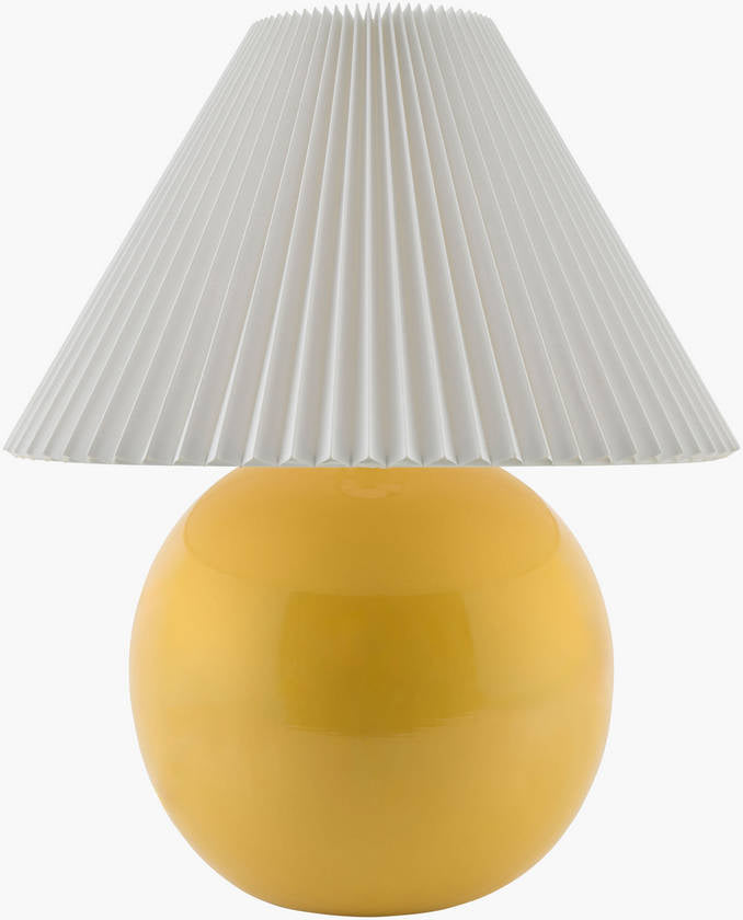 Saundra Traditional Yellow Table Lamp