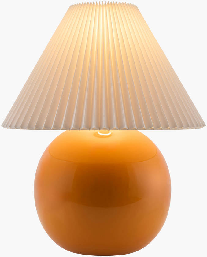 Saundra Traditional Orange Table Lamp