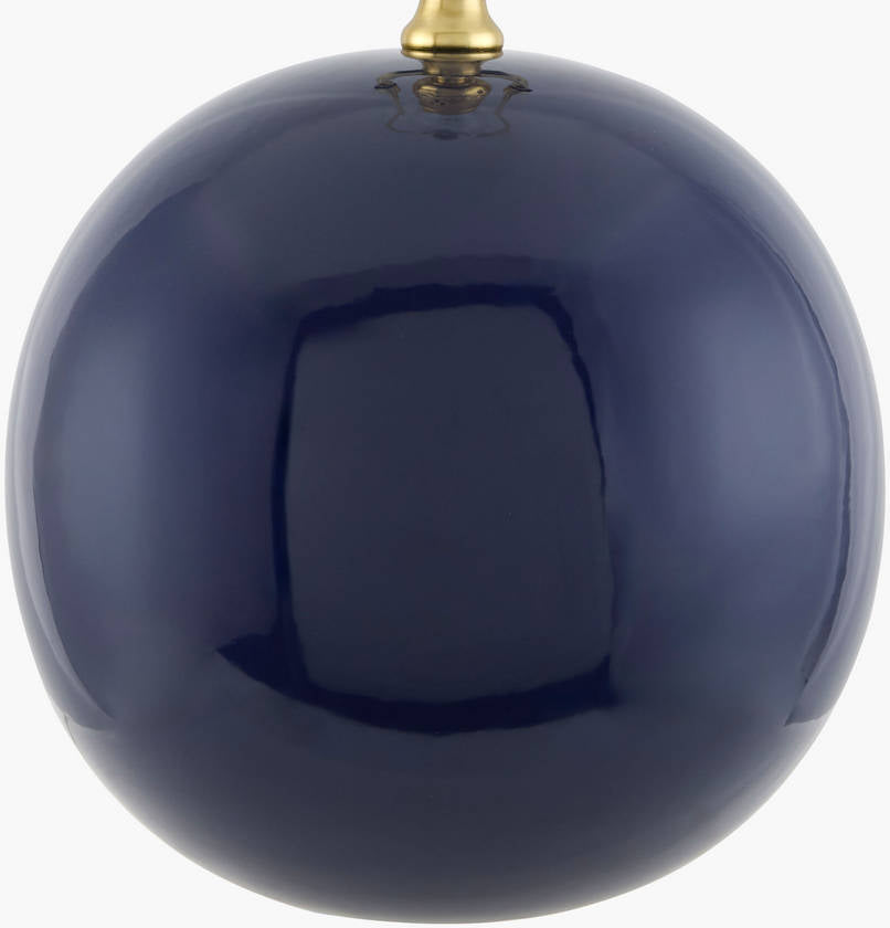 Shareka Traditional Dark Blue Table Lamp