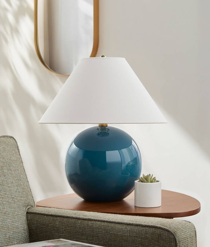 Shareka Traditional Blue Table Lamp