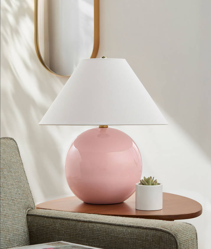 Shareka Traditional Pink Table Lamp