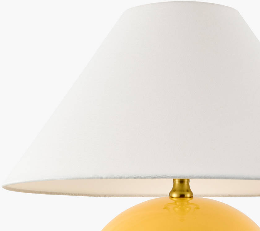 Shareka Traditional Yellow Table Lamp
