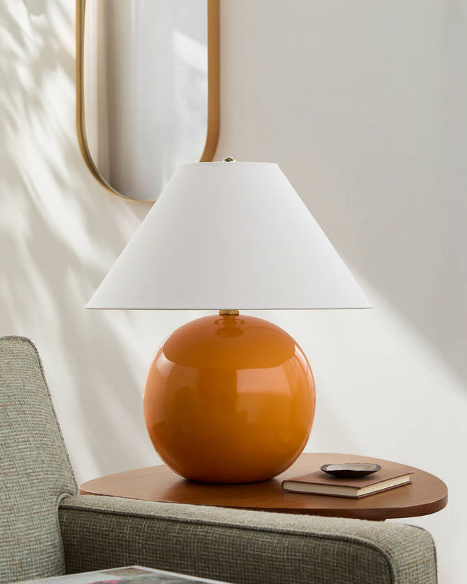 Shareka Traditional Orange Table Lamp