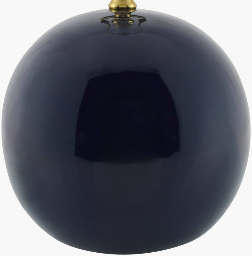 Lajoya Traditional Dark Blue Table Lamp