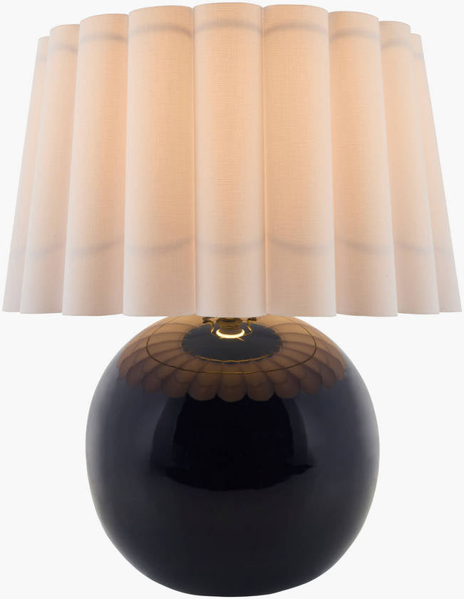 Lajoya Traditional Dark Blue Table Lamp