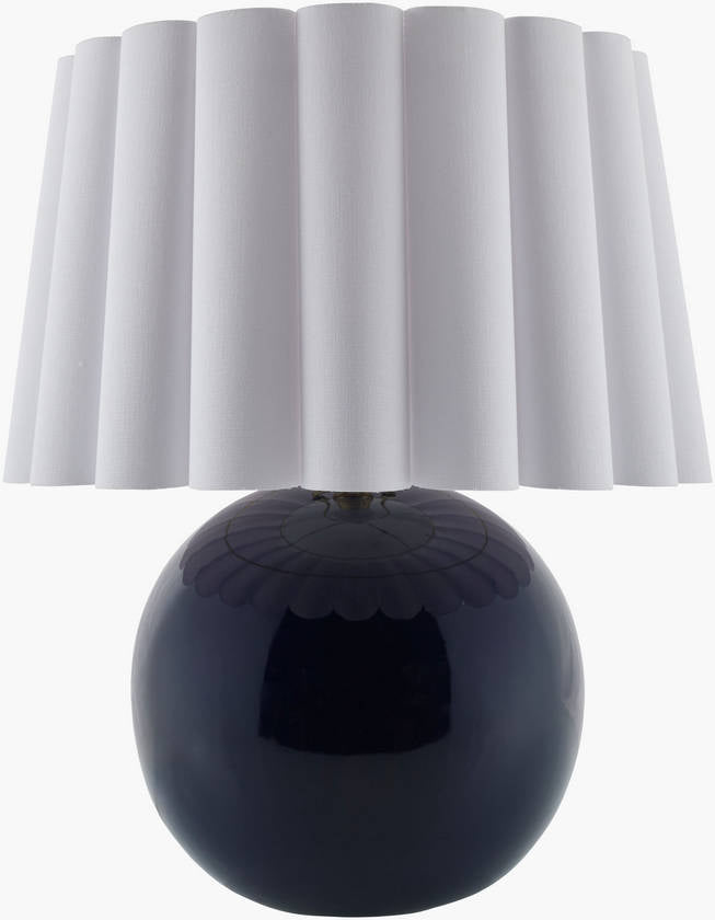 Lajoya Traditional Dark Blue Table Lamp