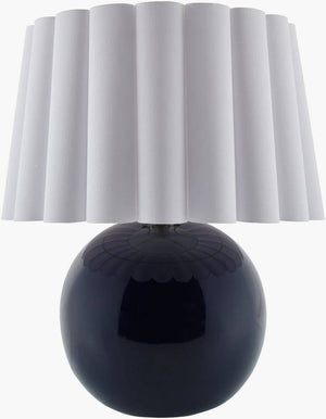 Lajoya Traditional Dark Blue Table Lamp